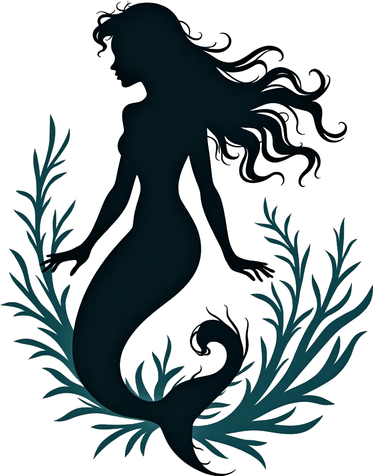 Enchanted Mermaid Silhouette